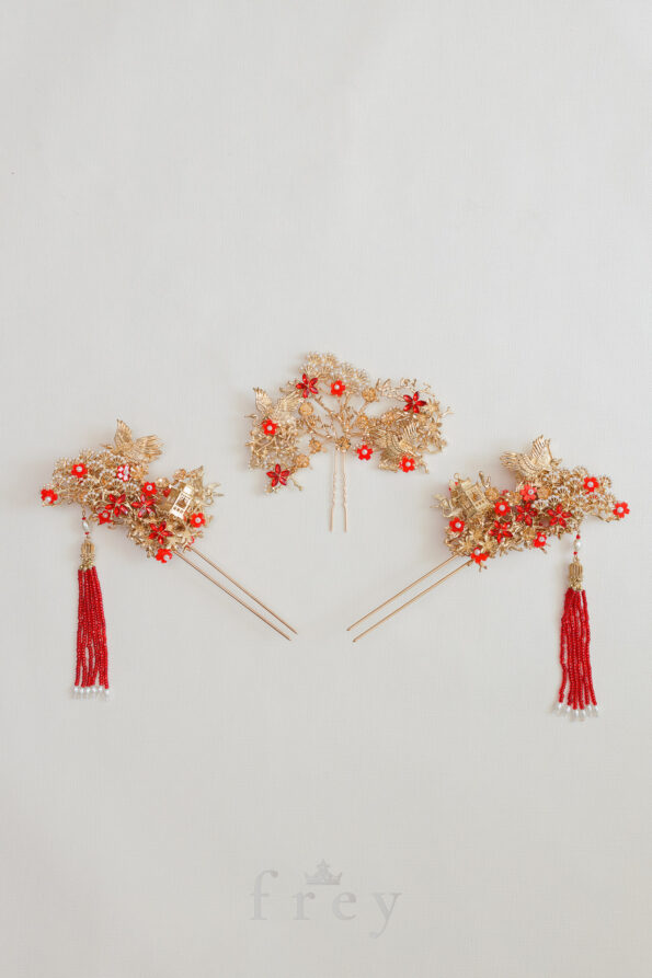 CHN-2023-00001-Crane-Pearl-Tree-Flowers-Set-Gold-Red-3-pcs