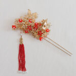 CHN-2023-00003-Crane-Pearl-Tree-Flowers-Hairpin-Gold-Red-Right