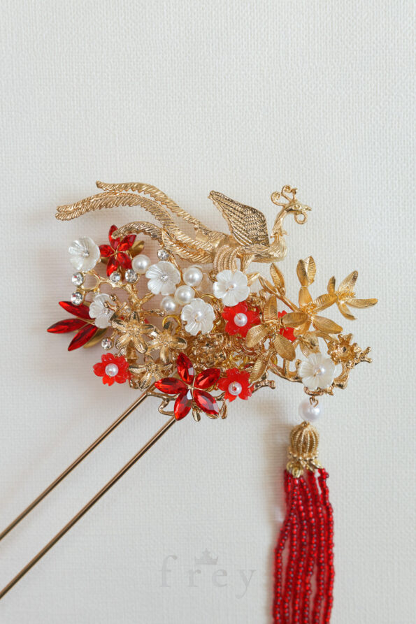 CHN-2023-00014-Phoenix-Majesty-Fire-Hairpin-Gold-Red-Left-1