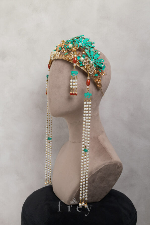 CHN-2023-00043-Opera-Night-Headdress-Gold-Turquoise-2